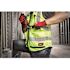 Milwaukee Performance 4X-Large/5X-Large Yellow Class-2-High Visibility Safety Vest with 15-Pockets