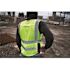 Milwaukee Performance 4X-Large/5X-Large Yellow Class-2-High Visibility Safety Vest with 15-Pockets