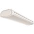 Commercial Electric Low Profile 2 ft. 1800 Lumens Integrated LED White Wraparound Light 4000K Bright White Direct Wire