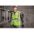 Milwaukee 4X-Large/5X-Large Orange Class-2 High Visibility Safety Vest with 10-Pockets