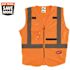 Milwaukee 4X-Large/5X-Large Orange Class-2 High Visibility Safety Vest with 10-Pockets