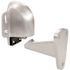 Rockwood 3 in. x 3-3/8 in. Satin Chrome Wall Holder Door Stop
