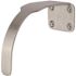 Satin MicroShield Stainless Steel Hands Free Hospital Pull with 2 in. Baseplate, 4 in. Projection, 3-7/8 in. Clearance