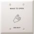 Securitron WSS Series White Microwave Wave to Open Touchplate