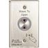 ALARM CONTROLS Stainless Steel Infrared Wave to Open Touchplate