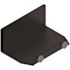 UFP Series 3 in. Projection, 4-1/2 in. x 2 in., 3/16 in. Plate Thickness Flat Black Foot Pull