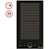 GASLAND 12 in. Built-In Electric Modular Induction Hob Drop-In Cooktop in Black with 2 Elements Sensor Touch Control
