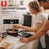 GASLAND 12 in. Built-In Electric Modular Induction Hob Drop-In Cooktop in Black with 2 Elements Sensor Touch Control