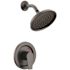 Cleveland Faucet Group Slate Single-Handle 1-Spray 1.75 GPM Shower Faucet in Matte Black (Valve Not Included)