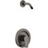 Cleveland Faucet Group Slate Single-Handle 1-Spray 1.75 GPM Shower Faucet in Matte Black (Valve and Showerhead not Included)