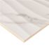 MSI Dymo Statuary Wavy White 12 in. x 24 in. Glossy Ceramic 3D Patterned Wall Tile (16 sq. ft./Case)