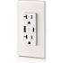 Leviton 20 Amp 125 V Tamper Resistant Duplex Outlet/Receptacle, White (1-Pack) T5833-W