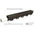 Deep Series 39.4 in. L x 5.4 in. W x 5.4 in. D Trench and Channel Drain Kit with Black Grates (12 Pack: 39.4 ft)