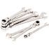 Husky Flex Ratcheting MM Combination Wrench Set (7-Piece)