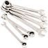 Husky Reversible Ratcheting SAE Combination Wrench Set (7-Piece)