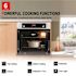 GASLAND 24 in. Built-In Single Propane Gas Wall Oven with Rotisserie, Digital Display in Stainless Steel