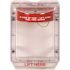 Safety Technology International Stopper II with Horn, Clear Spacer and Protective Polycarbonate Cover - Fire Label