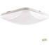 EnviroLite EnviroLite 14 in. Mid-century White Dimmable Integrated LED Flush Mount for Kitchens