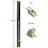 35 in. L x 9/16 in. W x 5/8 in. D Window Channel Balance 3430 with Top and Bottom End Brackets Attached (4-Pack)