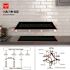 GASLAND 36 in. Smooth Induction Cooktop with 5-Elements in Black