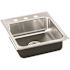 18-Gauge Stainless Steel 20 in. O.D. x 19 in. 3-Hole DCR Single Bowl ADA Drop-In Kitchen Sink with Faucet Ledge