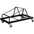 240 lb. Weight Capacity Black Steel Dolly for Compact Stack Chairs