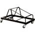 240 lb. Weight Capacity Black Steel Dolly for Compact Stack Chairs
