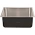Just Manufacturing 18-Gauge Stainless Steel 18 in. O.D. x 24 in. Single Bowl Undermount Deep Kitchen Sink