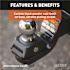 CURT RockerBall 2-5/16 in. Cushion Hitch Ball (1-1/4 in. Shank, 12,000 lbs., Packaged)