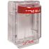 Stopper II without Horn, Fire Alarm Pull Station Cover, Clear Spacer, Fire Label, Polycarbonate