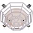 Web Stopper Guard, Protective Cover For Mini Smoke Detectors, Flush Mount, 9-Gauge Coated Steel