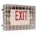 Safety Technology International 9-Gauge Large Coated Steel Exit Sign Damage Stopper and Protective Cover