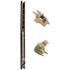 21 in. L Window Channel Balance 2040 with 9/16 in. W x 5/8 in. D Top and Bottom End Brackets Attached