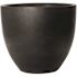 Vasesource 28.75 in. x 32.75 in. x 32.75 in. Jumbo Jesslyn Mm Black Round Fiberstone Planter