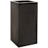 Vasesource 39.25 in. x 19.5 in. x 19.5 in. Bouvy XL Natural Black Square Fiberstone Planter