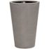Vasesource 27.5 in. x 18.5 in. x 18.5 in. Belle Med Natural Gray Round Fiberstone Planter