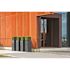 Vasesource 47.25 in. x 19.5 in. x 19.5 in. Bouvy XXL Natural Black Square Fiberstone Planter