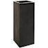 Vasesource 47.25 in. x 19.5 in. x 19.5 in. Bouvy XXL Natural Black Square Fiberstone Planter