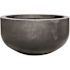 Vasesource 23.75 in. x 43.5 in. x 43.5 in. City Med Natural Black Round Bowl Fiberstone Planter