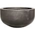 Vasesource 19.75 in. x 36.25 in. x 36.25 in. City Sm Natural Black Round Bowl Fiberstone Planter