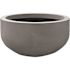 Vasesource 19.75 in. x 36.25 in. x 36.25 in. City Sm Natural Gray Round Bowl Fiberstone Planter