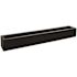 Vasesource 10 in. x 12 in. x 78.75 in. Jort Med Natural Black Rectangular Fiberstone Planter