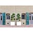 Vasesource 24 in. x 27 in. x 27 in. Jumbo Med Glossy White Cube Fiberstone Planter