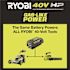 RYOBI 40V HP Brushless 21 in. Cordless Battery Walk Behind Multi-Blade Self-Propelled Mower - (2) 6.0 Ah Batteries & Charger