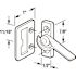 Prime-Line Zinc Sliding Window Left Hand Sash Lock (2-Pack)