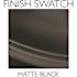 Design House Gracelyn 9 in. Matte Black Ceiling Light Semi-Flush Mount