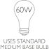Design House Haddie 5.5 in. 1-Light Satin Nickel LED Mini Pendant