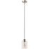 Design House Haddie 5.5 in. 1-Light Satin Nickel LED Mini Pendant