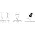 Design House Gracelyn 9 in. 1-Light Matte Black Pendant