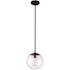 Design House Gracelyn 9 in. 1-Light Matte Black Pendant